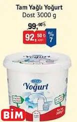 DOST TAM YAĞLI YOĞURT DOST TAM YAĞLI YOĞURT